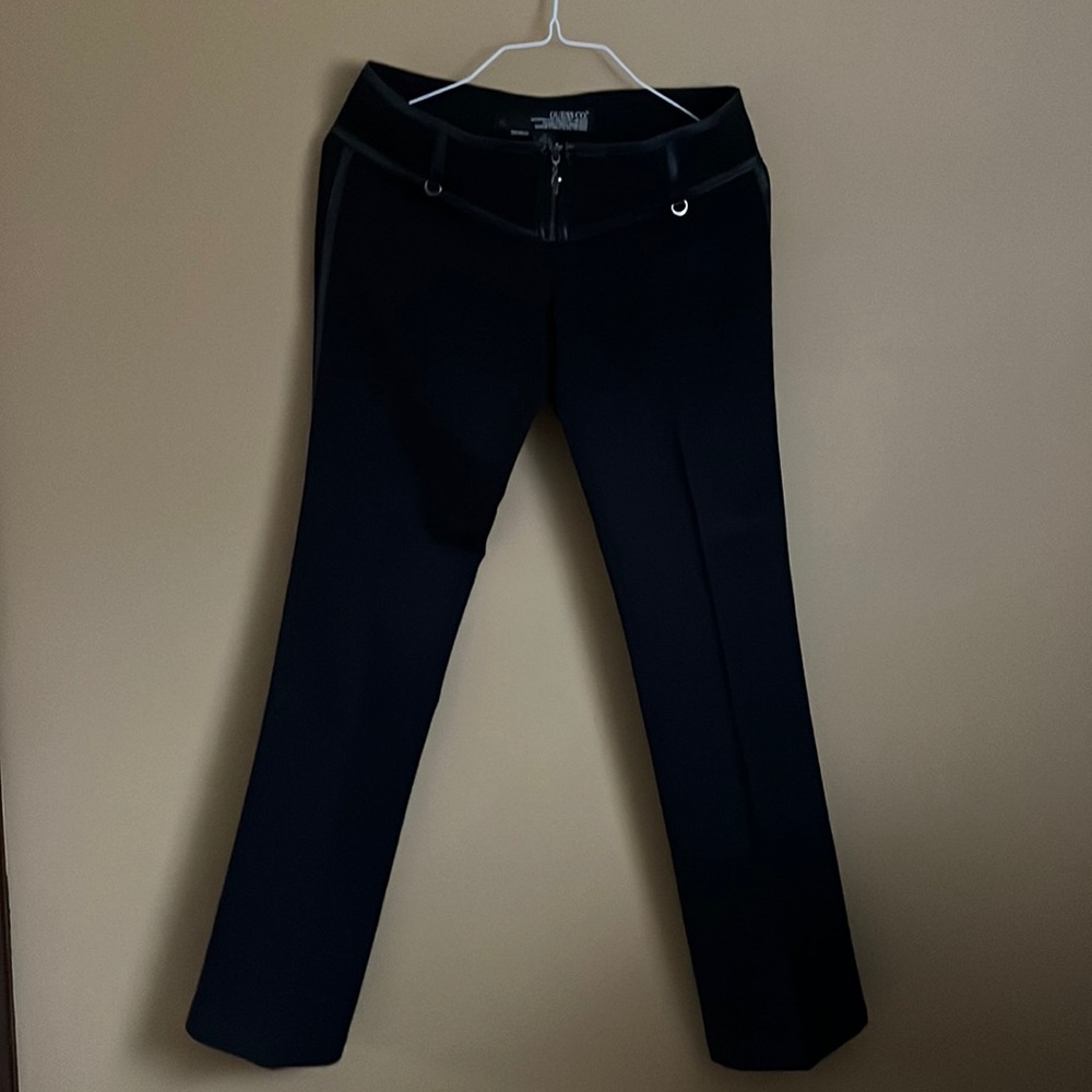 Guess pants with leather trim